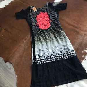 NWT DIA dress indian kurti kurta long slits